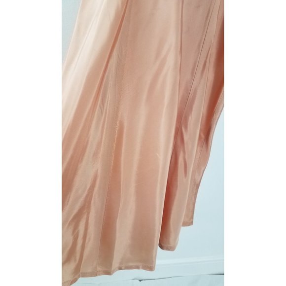 Vintage Francine Women's Sz. 40/M Nude 60's Slip/Dress Midi Length - Picture 7 of 7